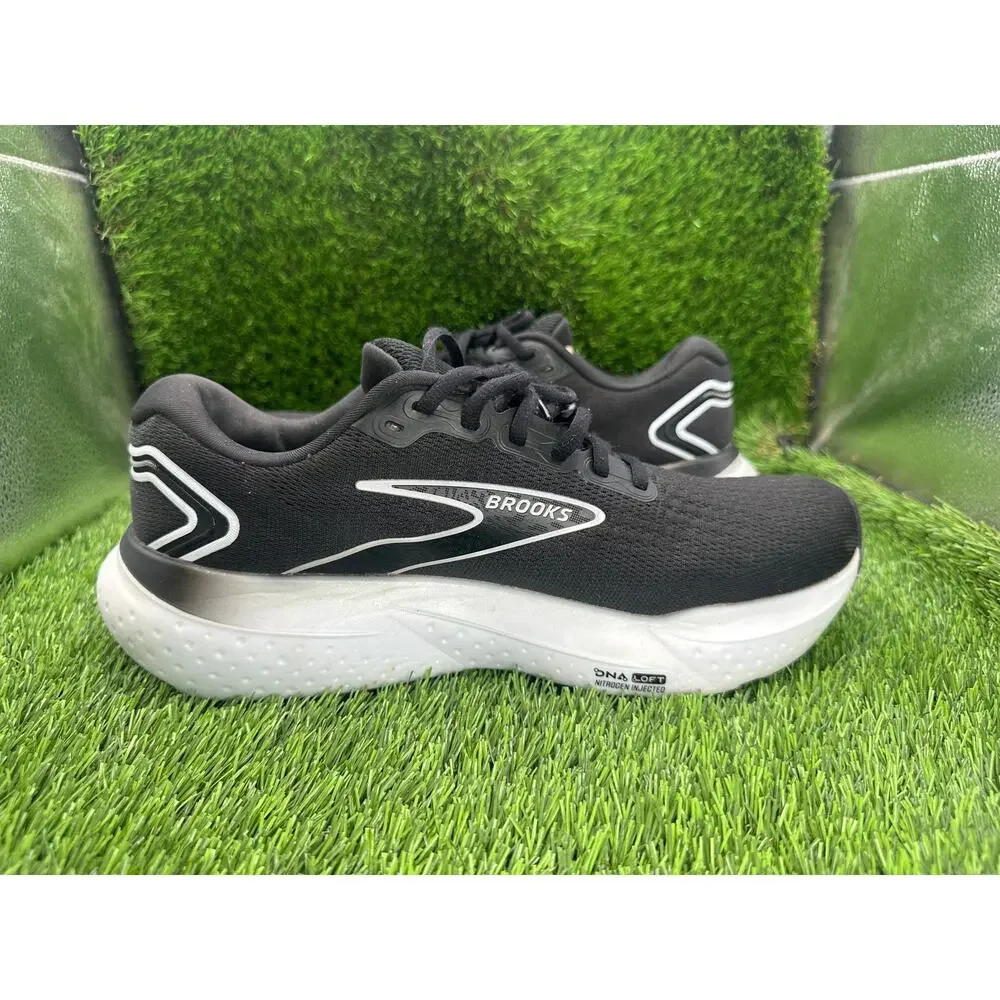 Brooks Glycerin 21 1104192E090 Athletic Sneaker Men's 9.5 Black Knit Gym Running